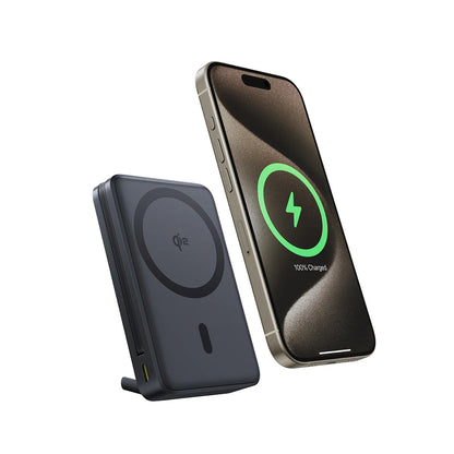 Batteria Esterna Wireless Baseus Nomos, 10000mAh, 45W, PD + FQI, 1 x QI - 2 x USB-C, Nera P10078800123-00