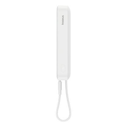 Batteria Esterna Wireless Baseus Magnetic Mini, 10000mAh, 30W, PD + FQI, 1 x QI - 2 x USB-C, Bianca P1002210B223-00