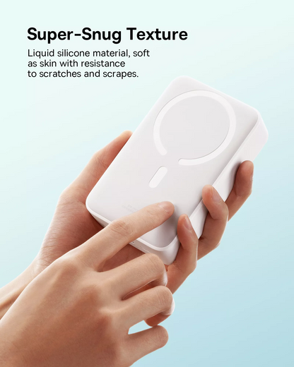 Batteria Esterna Wireless Baseus EnerFill FM41 Mini, 20000mAh, 20W, PD + FQI, 1 x QI - 1 x USB-C, Bianca E0027U01