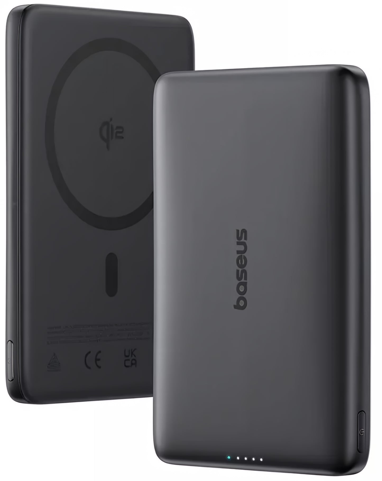 Batteria Esterna Wireless Baseus PicoGo AM41, 10000mAh, 27W, PD + FQI, 1 x QI - 1 x USB-C, Nera E0027201