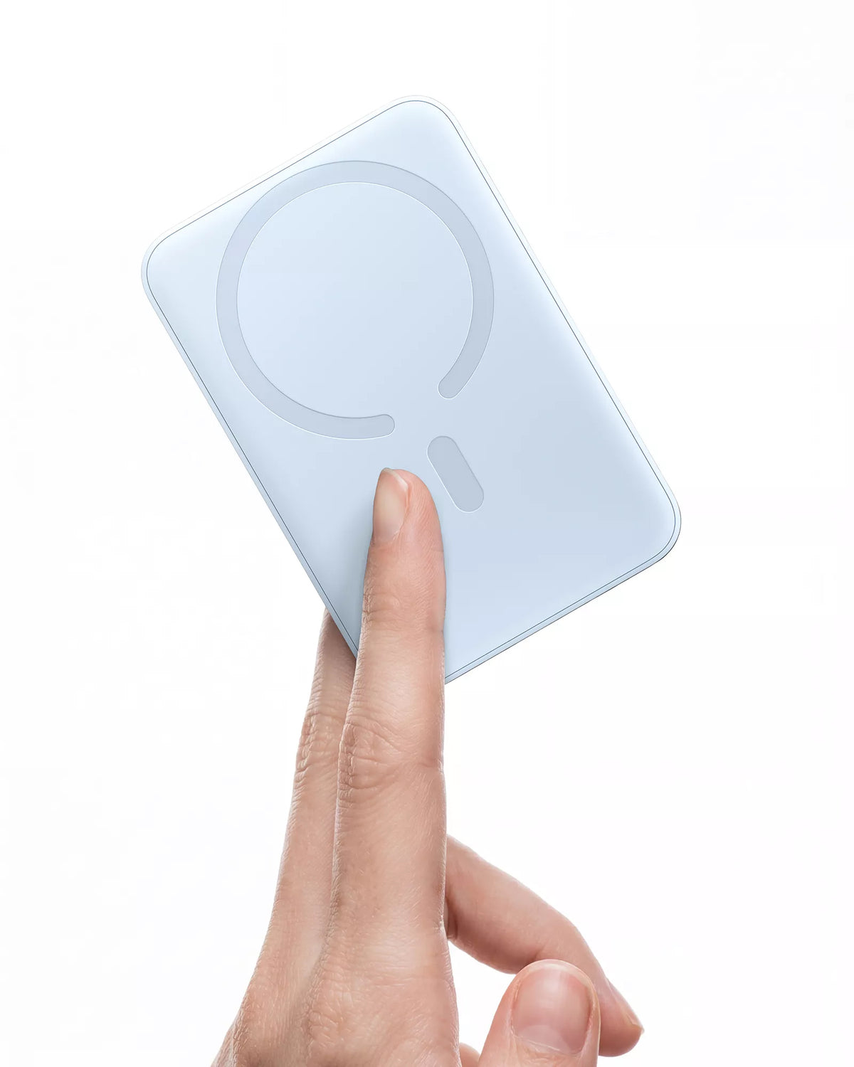 Batteria Esterna Wireless Baseus EnerFill FM11 Ultra-Mini, 10000mAh, 22.5W, PD + FQI, 1 x QI - 1 x USB-C, Blu P1008210E313-00