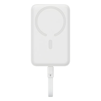 Batteria Esterna Wireless Baseus Magnetic Mini, 10000mAh, 30W, PD + FQI, 1 x QI - 2 x USB-C, Bianca P1002210B223-00