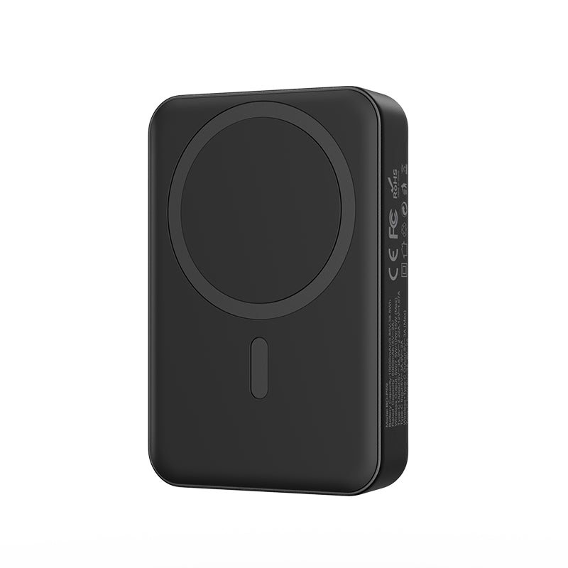 Batteria Esterna Wireless BWOO BO-P59, 10000mAh, 20W, PD + FQI, 1 x QI - 1 x USB-C, Nera