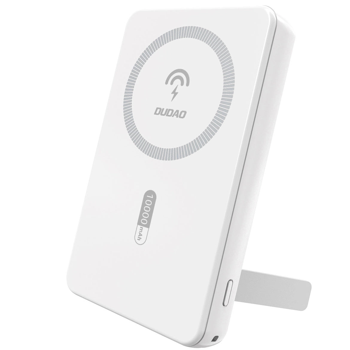Batteria Esterna Wireless Dudao K14S+, 10000mAh, 22.5W, QC + PD + FQI, 1 x QI - 1 x USB-A - 1 x USB-C, Bianca