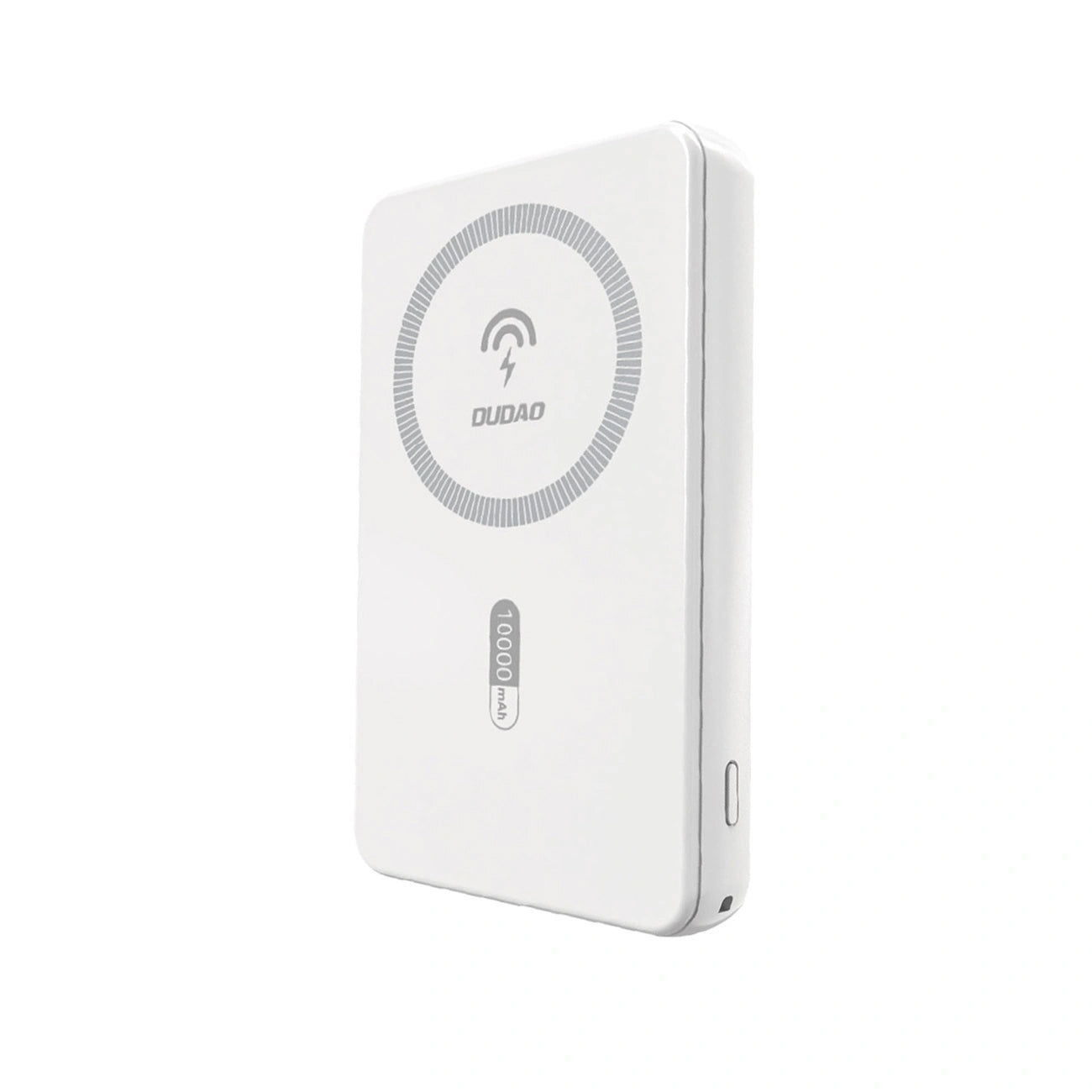 Batteria Esterna Wireless Dudao K14S, 5000mAh, 20W, QC + PD + FQI, 1 x QI - 1 x USB-A - 1 x USB-C, Bianca