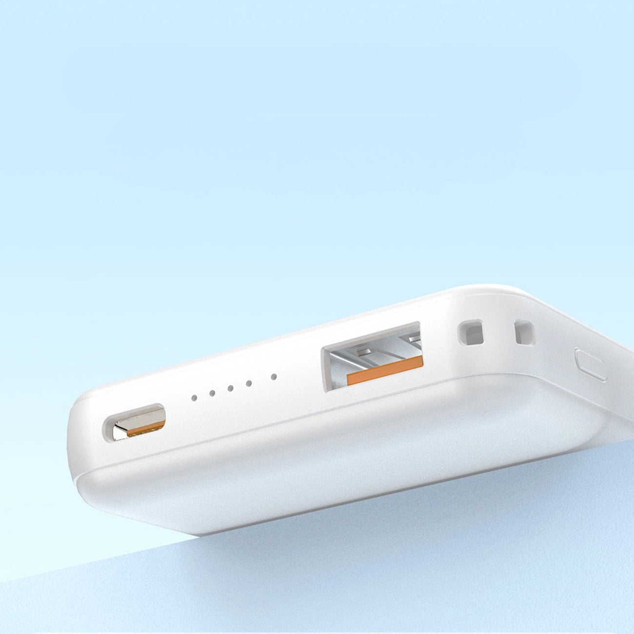 Batteria Esterna Wireless Dudao K14S+, 10000mAh, 22.5W, QC + PD + FQI, 1 x QI - 1 x USB-A - 1 x USB-C, Bianca