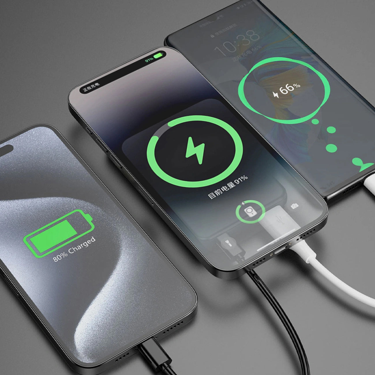 Batteria Esterna Wireless Dudao K14S, 5000mAh, 20W, QC + PD + FQI, 1 x QI - 1 x USB-A - 1 x USB-C, Nera