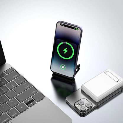 Batteria Esterna Wireless Dudao K14S+, 10000mAh, 22.5W, QC + PD + FQI, 1 x QI - 1 x USB-A - 1 x USB-C, Bianca