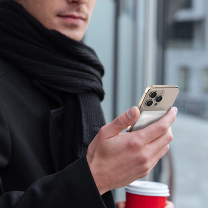 Batteria Esterna Wireless Dudao K26s, 5000mAh, 20W, PD + FQI, 1 x QI - 1 x USB-C, Bianca