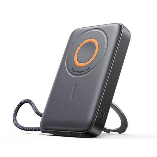 Batteria Esterna Wireless Joyroom JR-PBM02, 10000mAh, 22.5W, PD + FQI, 1 x QI - 2 x USB-C, Nera