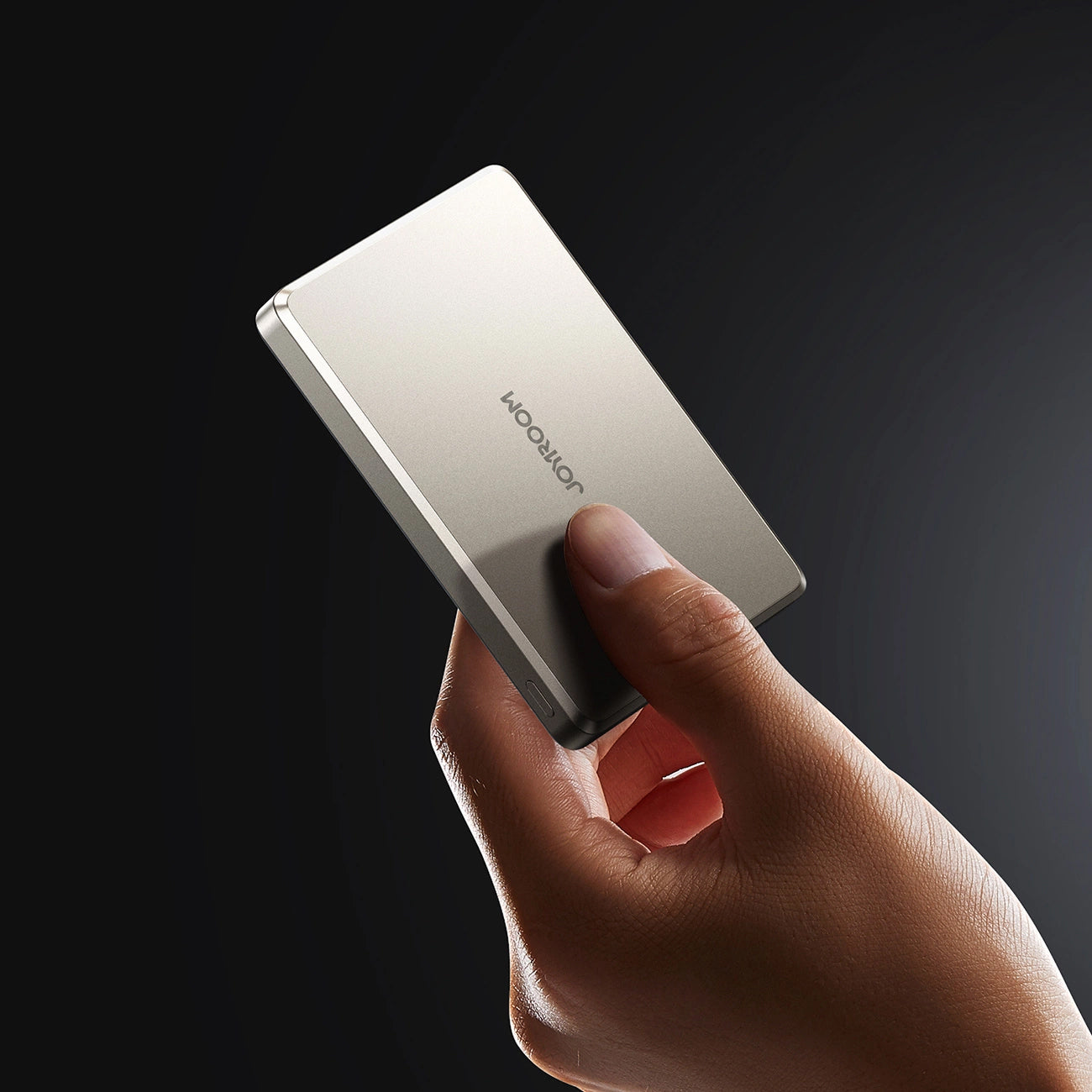 Joyroom JR-PBM08 Pro Wireless External Battery, 10000mAh, 20W, PD + FQI, 1 x QI - 1 x USB-C, Beige