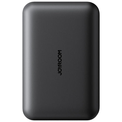 Joyroom JR-W020 Wireless External Battery, 10000mAh, 20W, QC + PD + FQI, 1 x QI - 1 x USB-A - 1 x USB-C, Black