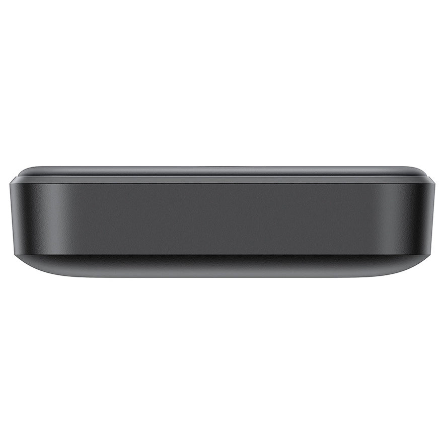 Joyroom JR-W020 Wireless External Battery, 10000mAh, 20W, QC + PD + FQI, 1 x QI - 1 x USB-A - 1 x USB-C, Black