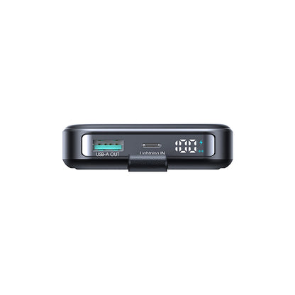 Batteria Esterna Wireless Joyroom JR-PBM11, 10000mAh, 22.5W, QC + PD + FQI, 1 x QI - 1 x USB-A - 1 x USB-C, Nera