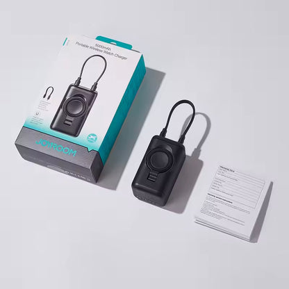 Batteria Esterna Wireless Joyroom JR-W13, 5000mAh, 18W, PD + QI, 1 x Lightning - 1 x QI - 1 x USB-C, Nera