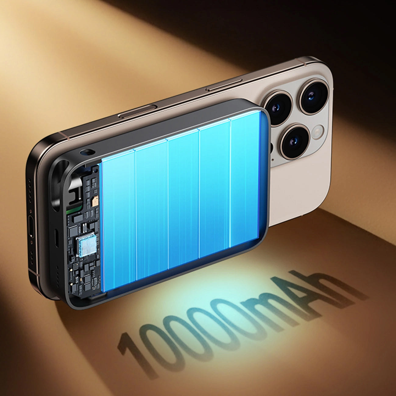 Batteria Esterna Wireless Joyroom JR-PBM02, 10000mAh, 22.5W, PD + FQI, 1 x QI - 2 x USB-C, Nera