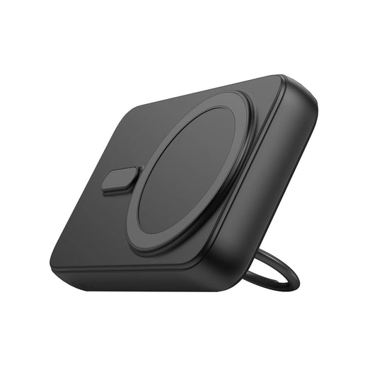 Batteria Esterna Wireless Joyroom JR-W050, 10000mAh, 20W, QC + PD + FQI, 1 x QI - 1 x USB-A - 1 x USB-C, Nera