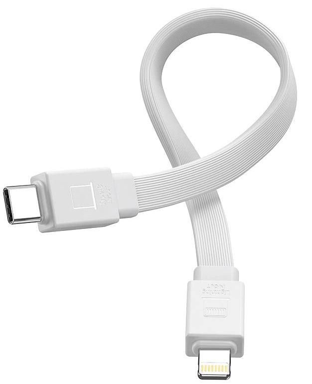 Joyroom JR-PBM01 Wireless External Battery, 10000mAh, 20W, QC + PD + FQI, 1 x Lightning - 1 x QI - 1 x USB-C, White