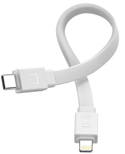 Joyroom JR-PBM01 Wireless External Battery, 10000mAh, 20W, QC + PD + FQI, 1 x Lightning - 1 x QI - 1 x USB-C, White