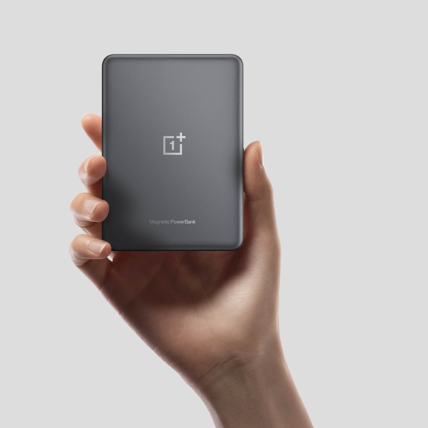 Batteria Esterna Wireless OnePlus Slim Magnetic, 5000mAh, 10W, FQI, 1 x USB-C, Grigio 5411100015