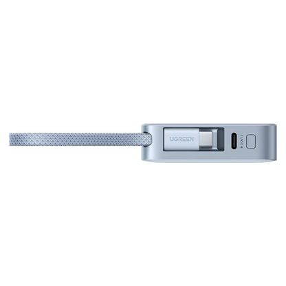 Batteria Esterna Wireless UGREEN MagFlow PB773 (65958), 10000mAh, 25W, PD + FQI, 1 x QI - 2 x USB-C, Blu