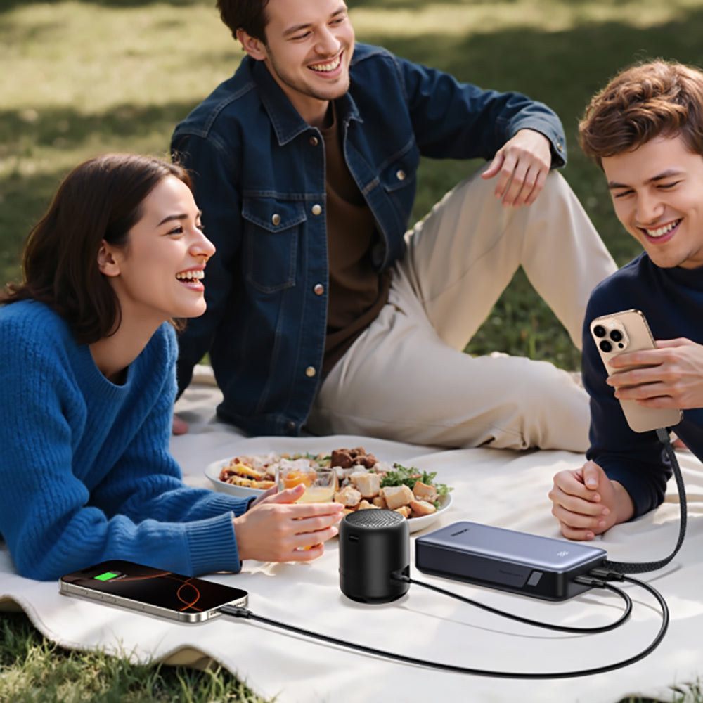 Batteria Esterna UGREEN PB536 (55988B), 20000mAh, 45W, QC + PD, 1 x USB-A - 2 x USB-C, Grigio