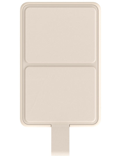 Batteria Esterna Wireless Xiaomi Mi Magnetic, 6000mAh, 15W, PD + FQI, 1 x QI - 1 x USB-C, Beige BHR9074GL