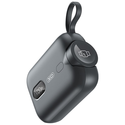 XO Design PR260 Wireless External Battery, 10000mAh, 20W, PD + QI, 1 x QI - 2 x USB-C, Black