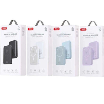 Batteria Esterna Wireless XO Design PR231, 10000mAh, 20W, PD + FQI, 1 x QI - 1 x USB-C, Nera
