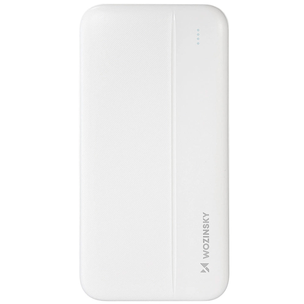 Batteria Esterna WZK WPBWE1, 10000mAh, 10W, 2 x USB-A, Bianca