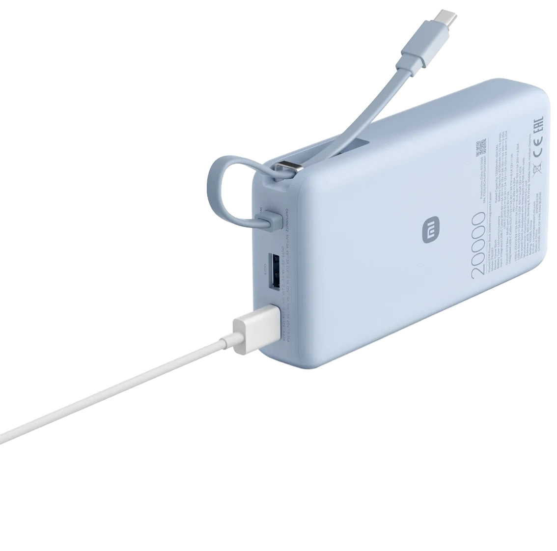 Xiaomi External Battery, 20000mAh, 67W, QC + PD, 1 x USB-A - 2 x USB-C, Blue BHR08O8GL