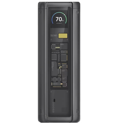 Xiaomi HyperCharge External Battery, 25000mAh, 212W, QC + PD, 1 x USB-A - 2 x USB-C, Black BHR9970GL