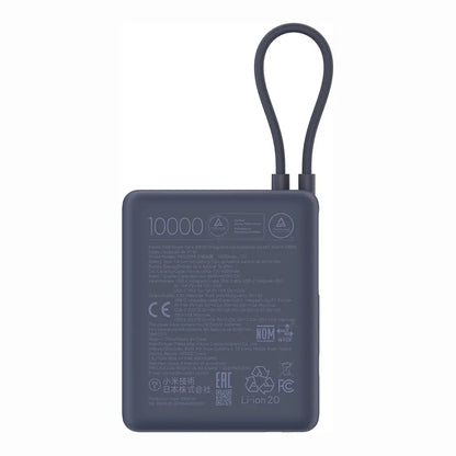 Batteria Esterna Xiaomi PB1033MI, 10000mAh, 33W, QC + PD, 1 x USB-A - 2 x USB-C, Blu Navy BHR9341GL