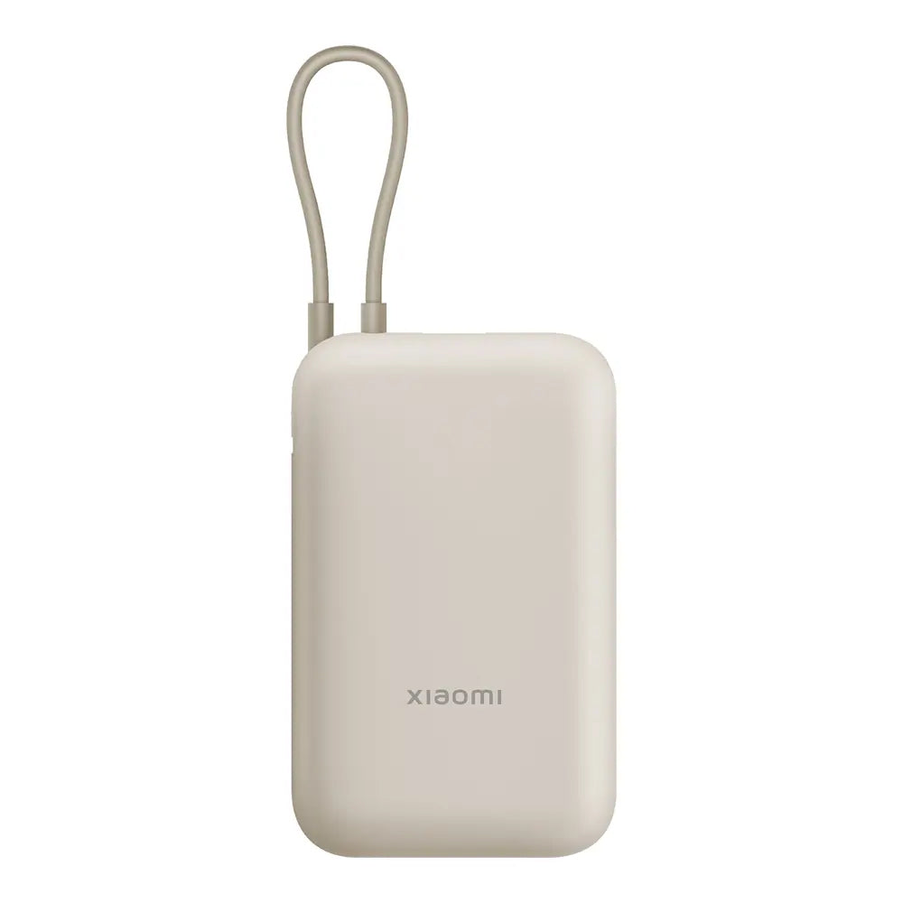 Batteria Esterna Xiaomi Pocket Edition Pro, 10000mAh, 33W, QC + PD, 1 x USB-A - 1 x USB-C, Beige BHR9072GL