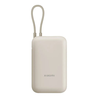 Batteria Esterna Xiaomi Pocket Edition Pro, 10000mAh, 33W, QC + PD, 1 x USB-A - 1 x USB-C, Beige BHR9072GL