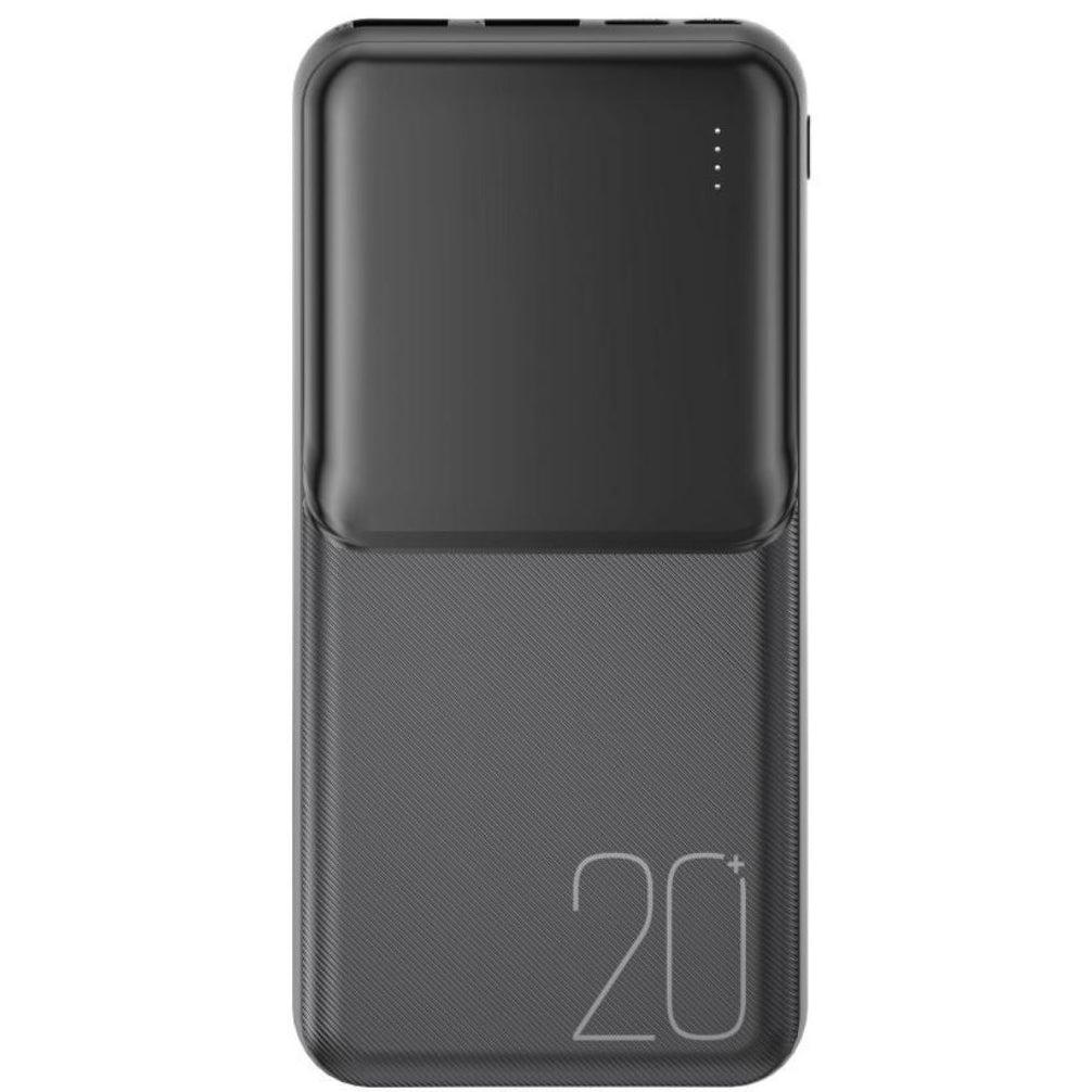 Batteria Esterna XO Design PR252, 20000mAh, 10W, 2 x USB-A, Nera