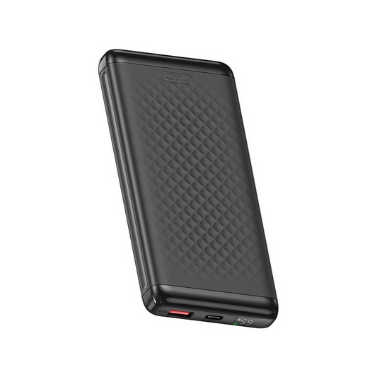 Batteria Esterna XO Design PB308, 10000mAh, 22.5W, QC + PD, 1 x USB-A - 1 x USB-C, Nera