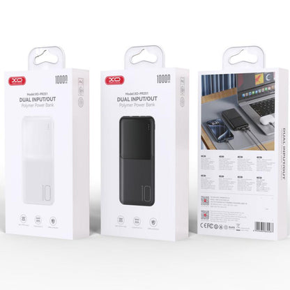 Batteria Esterna XO Design PR252, 20000mAh, 10W, 2 x USB-A, Nera