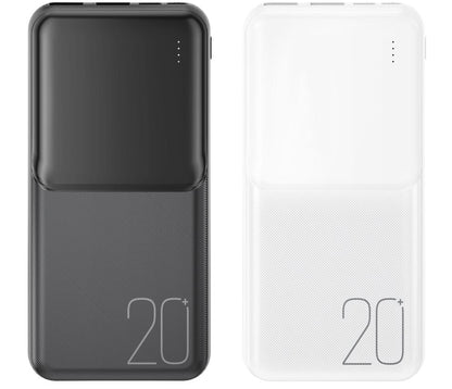 Batteria Esterna XO Design PR252, 20000mAh, 10W, 2 x USB-A, Nera