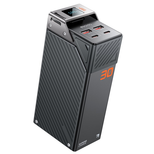 Batteria Esterna Yesido YP62, 30000mAh, 22.5W, QC + PD, 2 x USB-A - 2 x USB-C, Nera