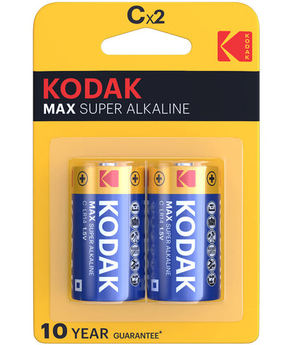 Batteria Kodak Max Alkaline, LR14 Set 2 pezzi