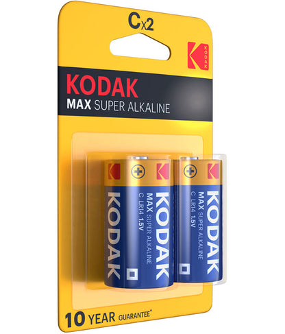 Batteria Kodak Max Alkaline, LR14 Set 2 pezzi