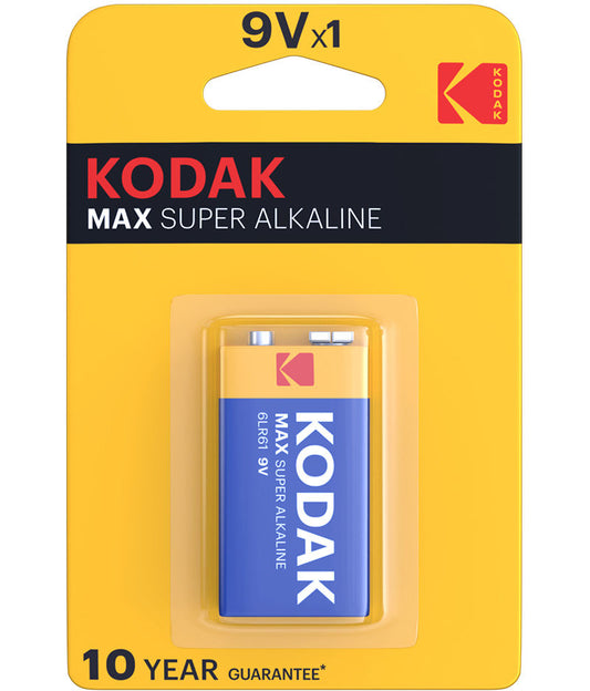 Batteria Kodak Max Alkalina, 6LR61 (9V)