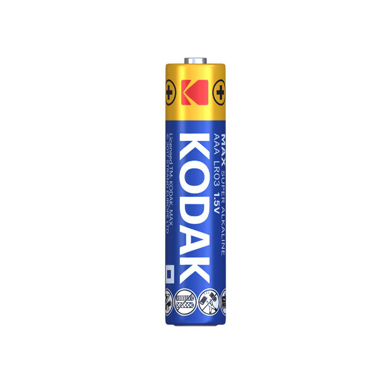 Batteria Kodak Max Alkaline, AAA / LR3, Set 4 pezzi EKSTD30952812P4