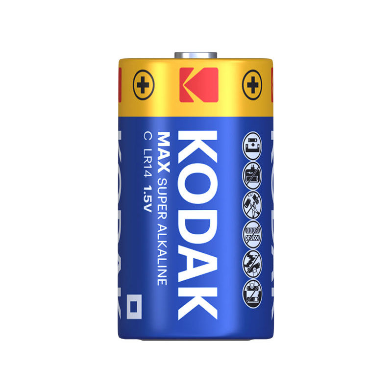 Batteria Kodak Max Alkaline, LR14 Set 2 pezzi