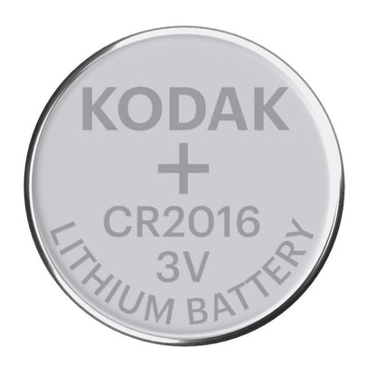 Batteria Kodak Max Lithium, CR2016, Set da 2 pezzi