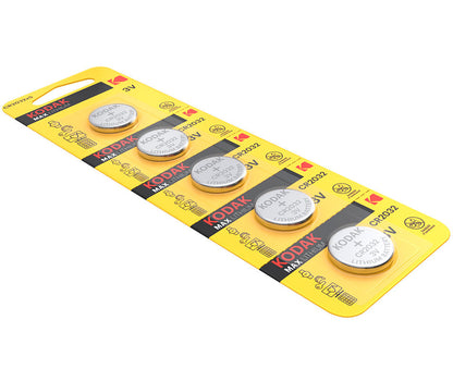 Batteria Kodak Max Lithium, CR2032, Set da 5 pezzi