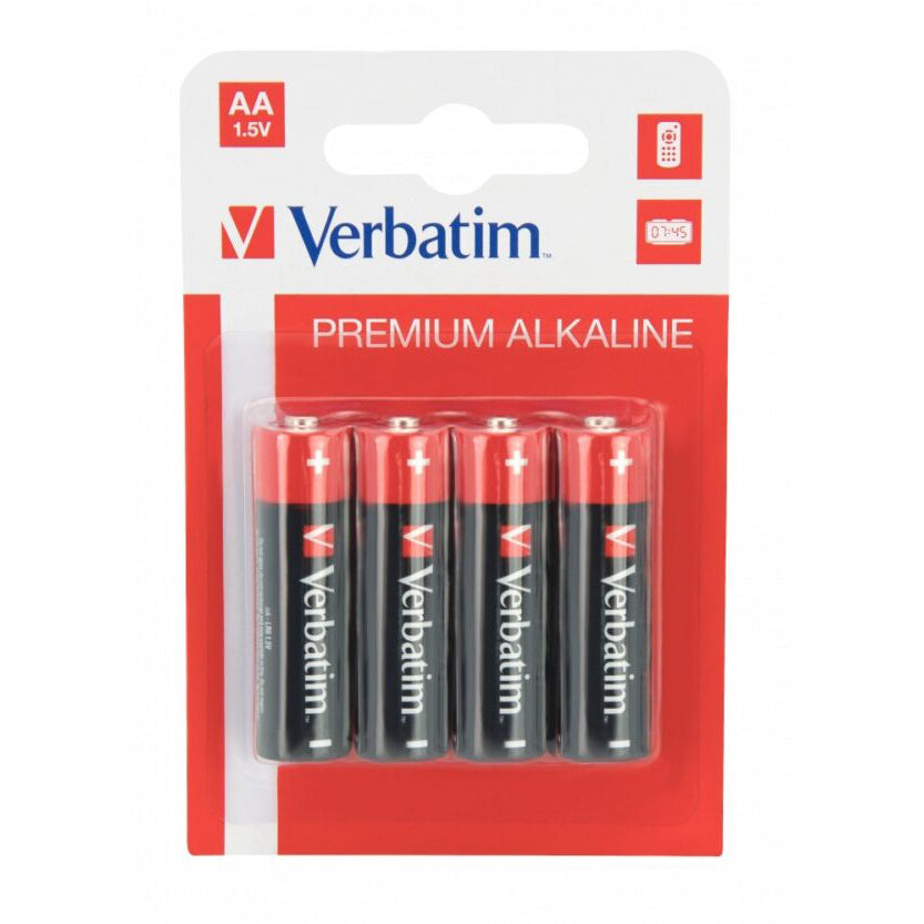 Batteria Verbatim Premium, AA / LR6, Set 4 pezzi 49921