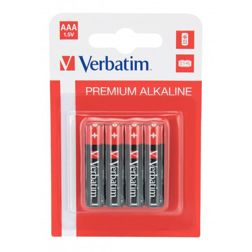 Batteria Verbatim Premium, AAA / LR3, Set 4 pezzi 49920