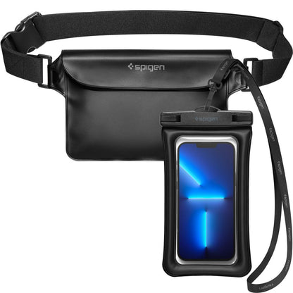 Borsa e Custodia Waterproof Universale Spigen A621, Nera AMP04533